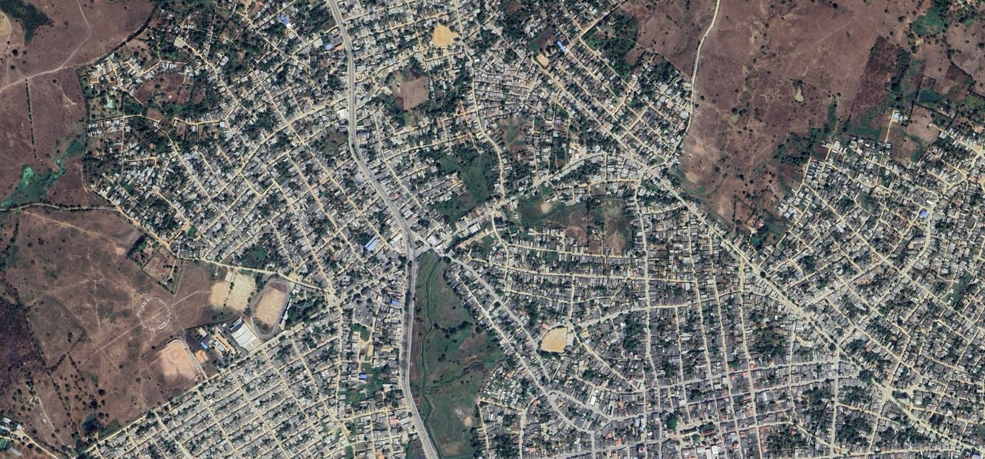 Vista aérea de Arjona, Bolívar